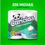 PAPEL SANITARIO CARICIAS VERDE 215H