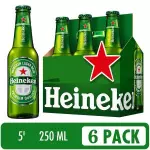 Heineken botella x6 (250ml)