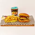 Mushroom Melt Cheeseburger