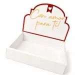 Caja bandeja desa espaldar amor