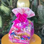 Cesta de chocolate Rosa com urso💖