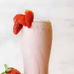 Morango + Whey Protein