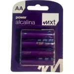 PILHA ALCALINA MXT AA C/4