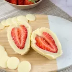 Bombom de Morango - Branco