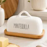 Mantequillera base bambu