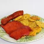 Cecina+Chorizo+Patacones