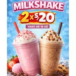 Promo Milkshake x 2