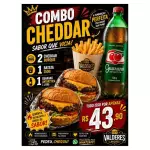 2 cheddar+1batata150g +1Lantartica