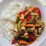 WOK DE VEGETALES CON ARROZ
