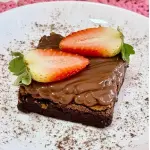 Brownie, Nutella e Morango