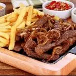 Isca de Carne!  Escolha a opção