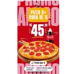 1 Pizza Grande + 1 Coca de 1L