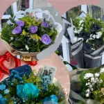 Buquê de 15 rosas coloridas