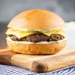 Smash cheese burger
