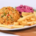 Arroz con camarón
