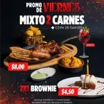 Viernes mixta de 2 carnes+sangria