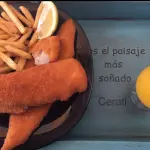 MILANESA  DE MERLUZA  C/GUARNI