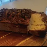 Pan de plátano - rebanada