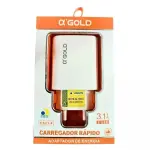 FONTE GOLD 3.1A 2USB CA21-4