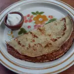 CREPA BANANA CARAMELIZADA DESAYUNO