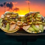 Tostada Camarón con Pulpo
