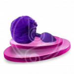 POMPOM PLUG SILICONA  MORADO