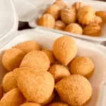 25 salgadinhos + 25 mini churros