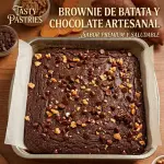 brownie de batatata con chocolate