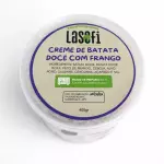 Creme de batata doce com frango
