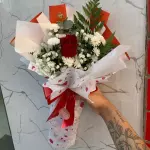 Mini buquê de 1 Flor - Coreaninho