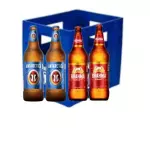 Caixa de 1L 6 Antarctica e  6 Brahma