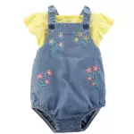 Conjunto Denim Bordado Y