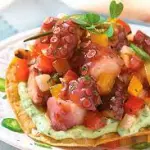 Tostada de Pulpo