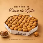 100 Churros de doce de leite