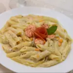 Penne com Camarão