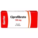 CIPROFIBRATO 100MG 20 TABLETAS