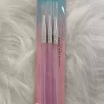 Kit Pincel Fino Rosa