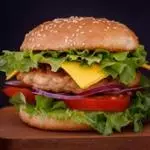 HAMBURGUESA CHEESE CHICKEN