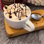 Chocolate blanco caliente