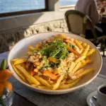 Papas - Salmón a la crema