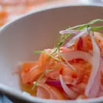 Ceviche salmão (300 gr)