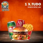 1 X.TUDO + FRITAS + REFRI LATA