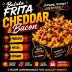 BATATA CHEDDAR E BACON