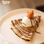 CREPA DE NUTELLA + HELADO