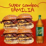4 Bacon Burger  + 1 Kuat 2l