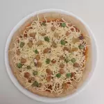Pizza pera y queso azul