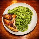1/4 POLLO + TALLARIN AL PESTO