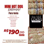Mini Hot Dog para festa