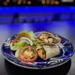 Burrito de camarón.