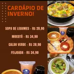 Sopa de legumes e carne!